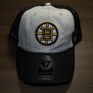 Boston Bruins 47 Brand Clean Up Adjustable cap